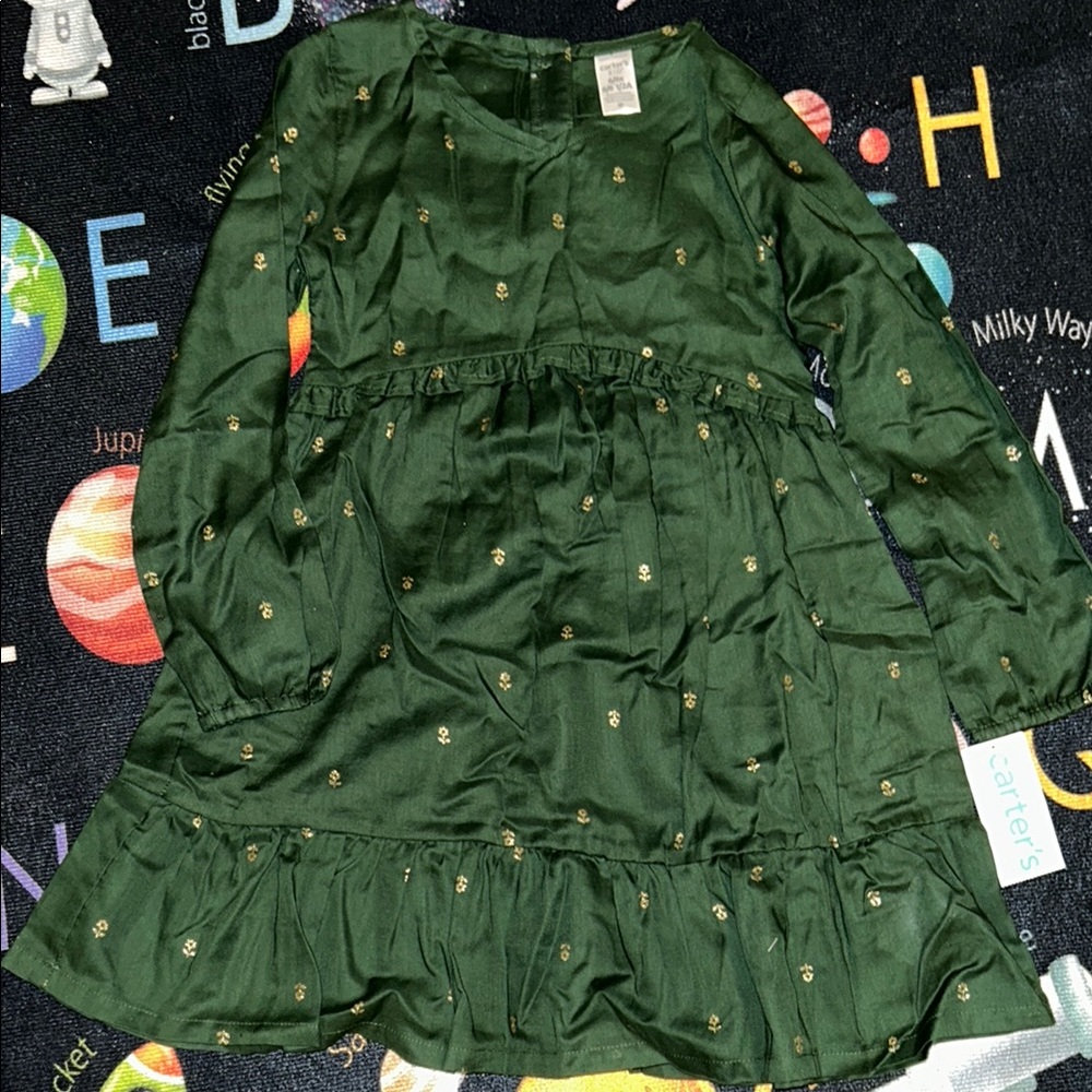 Carter's Green Formal Kids Dress